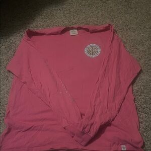 Simply Southern Holiday Pink Long Sleeve Tee